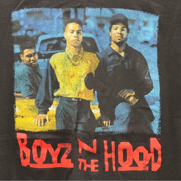 Boyz N The Hood T-Shirt Men Size XL Black Crewneck Movie Theme Graphic Cotton - Picture 3 of 7